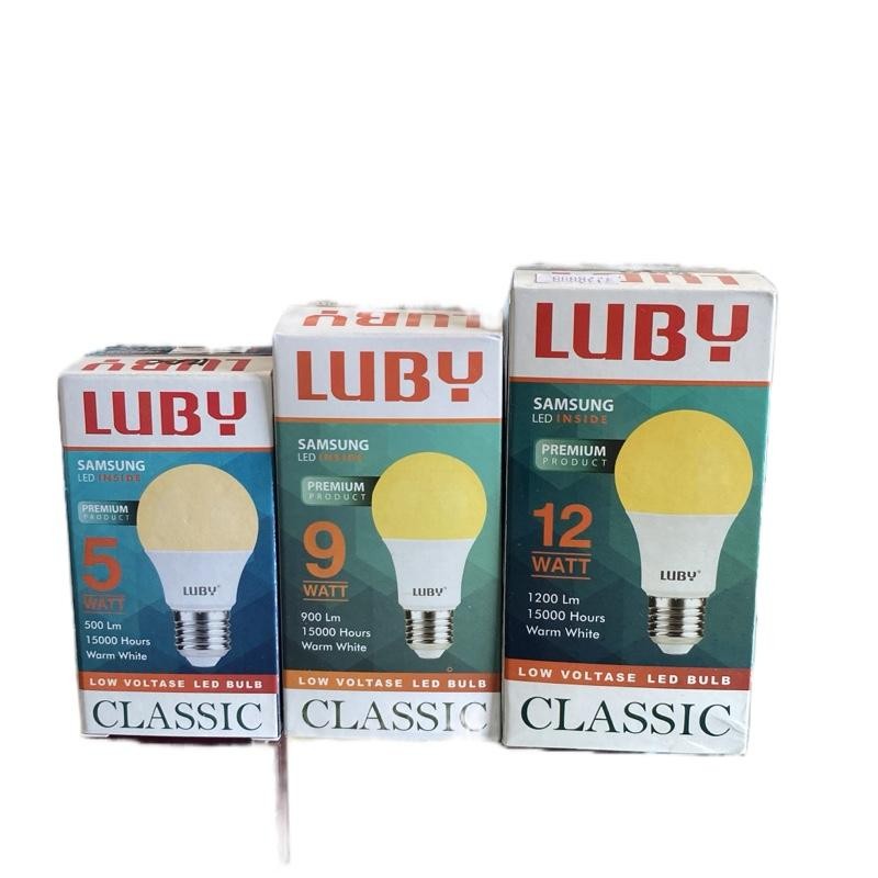 BOHLAM LED LUBY CLASSIC CAHAYA KUNING 5 9 12 WATT Kamar
