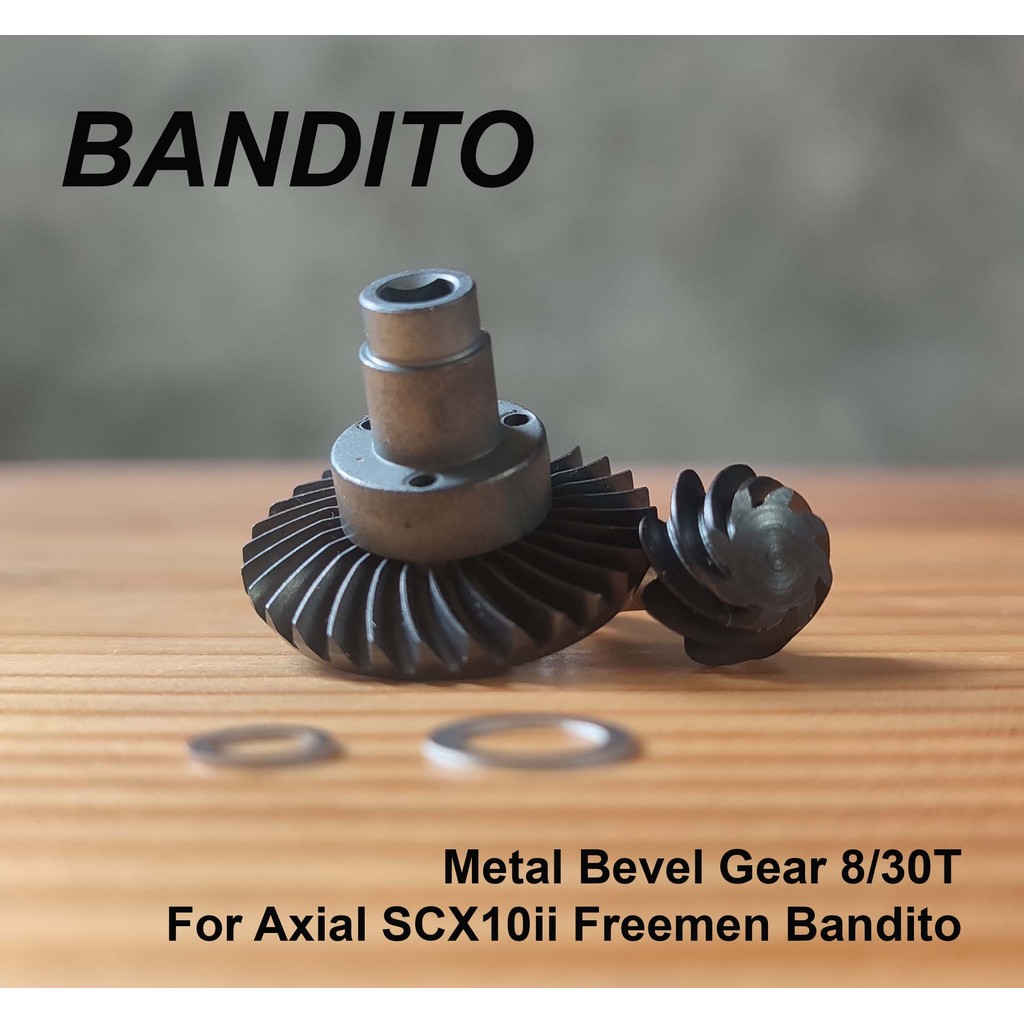 Bandito Metal Bevel Gear 8/30T For Axial SCX10 II Freemen Bandito