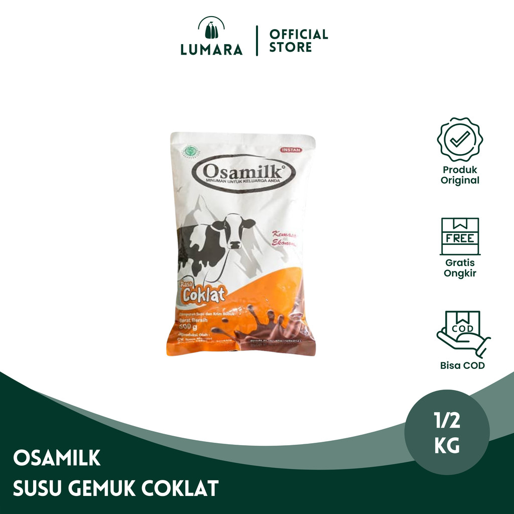 

Susu Osamilk Original 100% Sapi Coklat 500gram Penggemuk Badan Dan Penambah Nafsu Makan Anak Dewasa