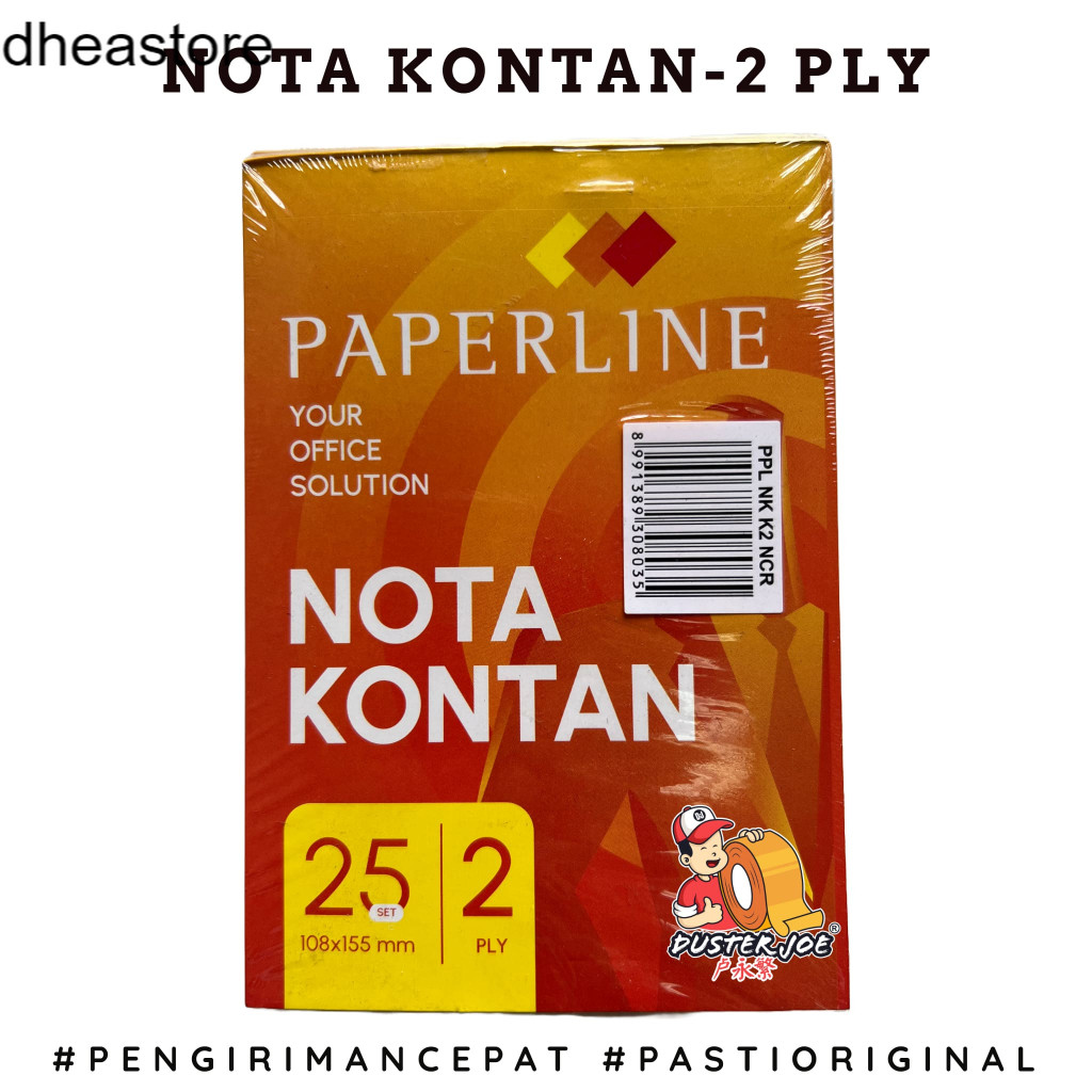 

Dheastore Nota Kontan kecil Paperline 2 ply/ Buku Nota PER 1 BUKU