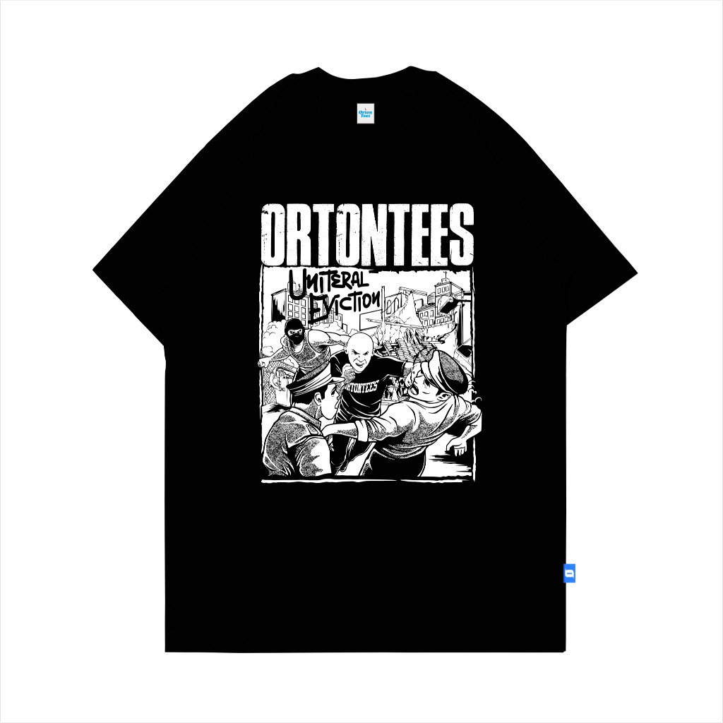 FERAN Kaos HITAM Pria Wanita lengan pendek Kaos Distro Combed Atasan pakaian cowok cewek Tshirt Dist