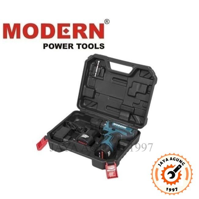 MODERN Bor Cordless Drill Tangan M-12 V / Bor Baterai Modern