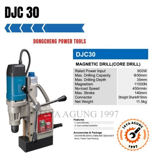 Mesin Bor Magnet Anular Cutter DJC30 Dongcheng