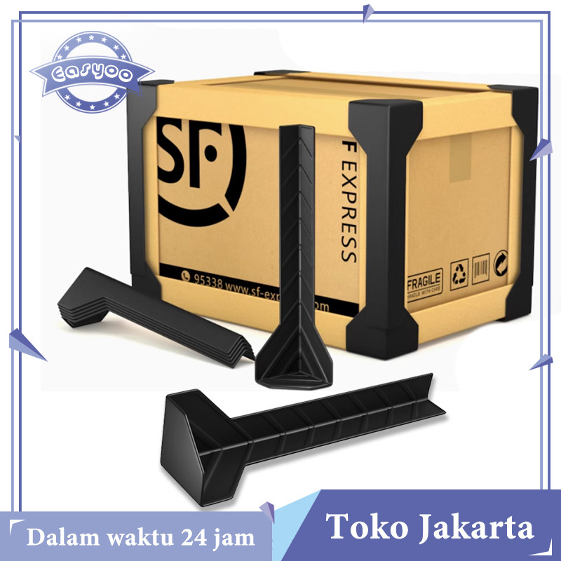 

Isi 8 Pelindung Sudut Kardus Pelindung Siku Box Cardboard Corner Protector