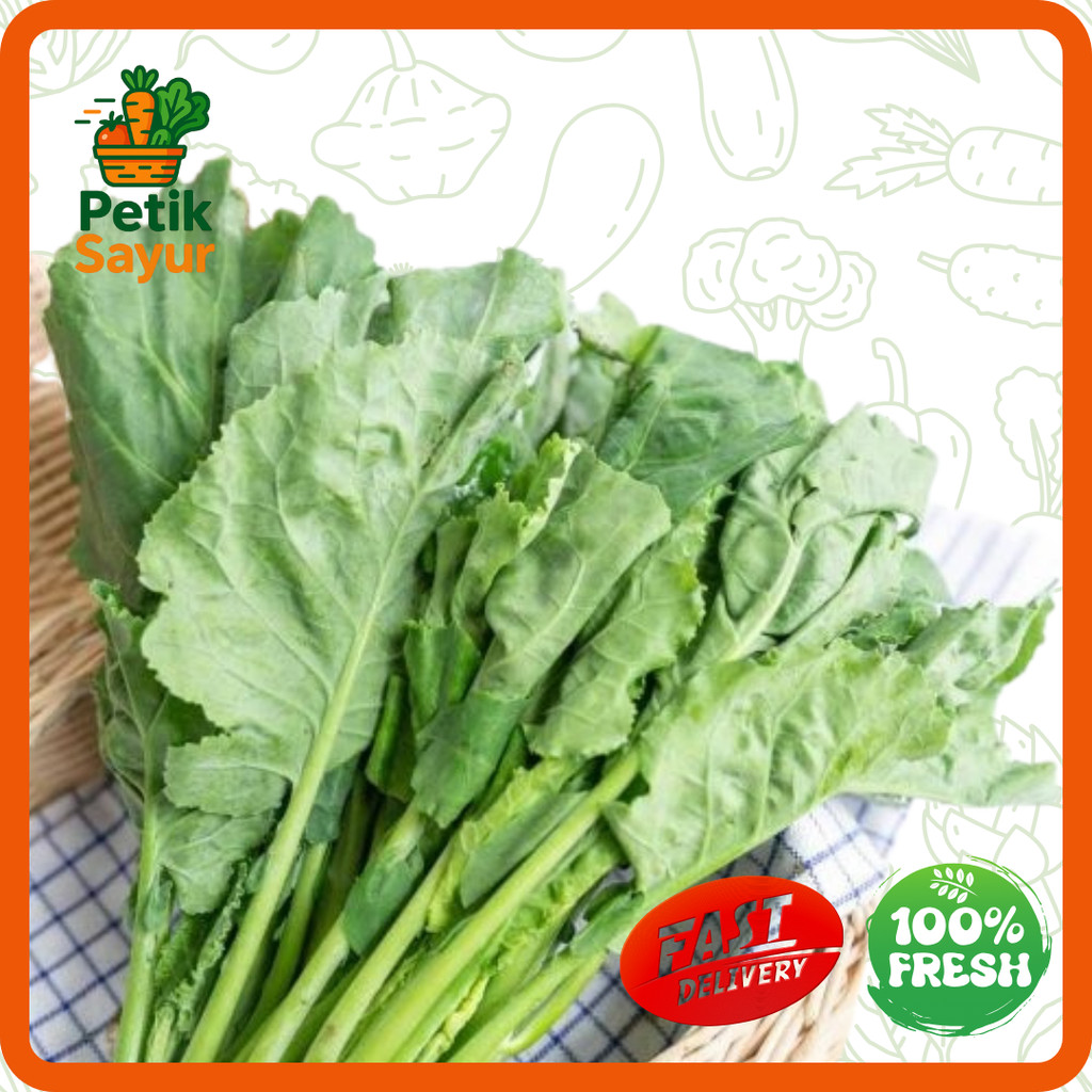 

Kailan Baby Konvensional 250 gram PetikSayur