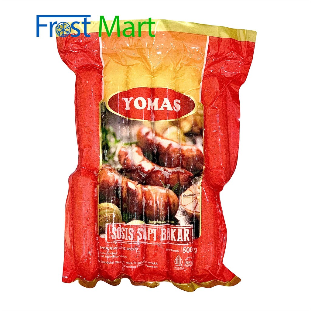 

Yomas Sosis Sapi Bakar Isi 12 Pcs 500Gr
