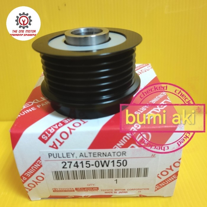 PULLEY PULY PULI LAHAR DINAMO ALTERNATOR TOYOTA ALPHARD VELLFIRE AGH30