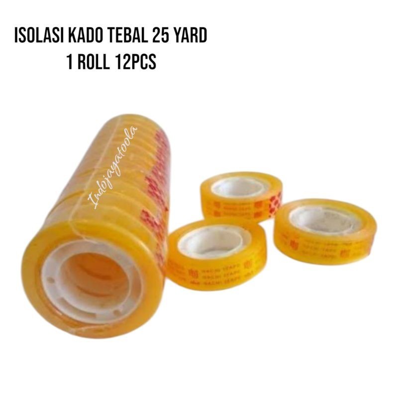 

Isolasi Kado 12mm Tebal 1 Roll Tebal