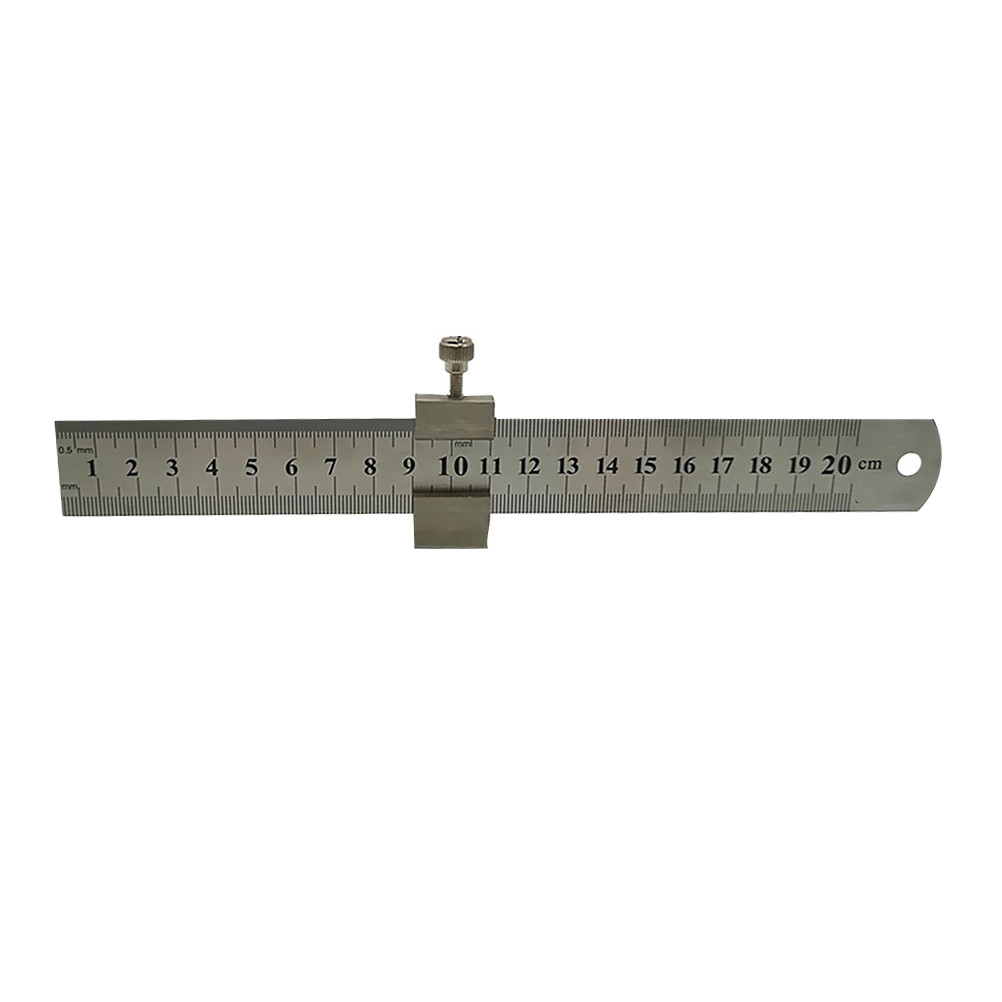 

Thickened Steel Scale Stainless Measuring Ruler Straight Drawing Tool Precision Gauge Measurement Instrument Length Indicator