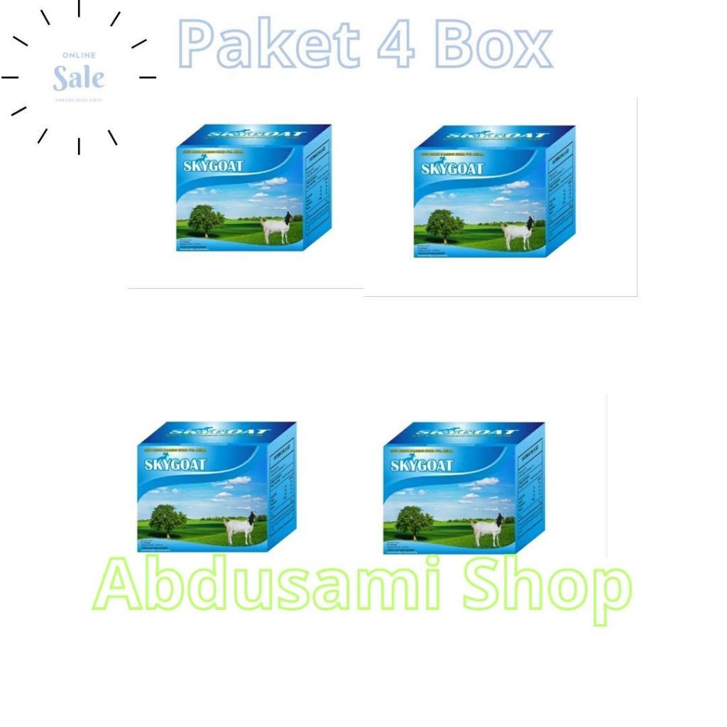 

Paket 4 Susu Kambing Etawa Asli Original Harga Promo Isi 40 Sachet
