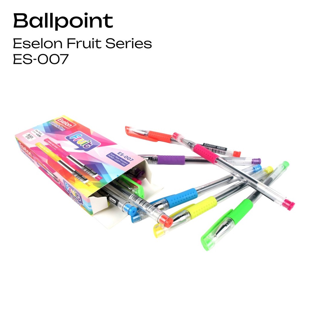

12pcs Pulpen Gel FRUIT ES-007 / 1pak Pulpen Gel Office 0,5mm