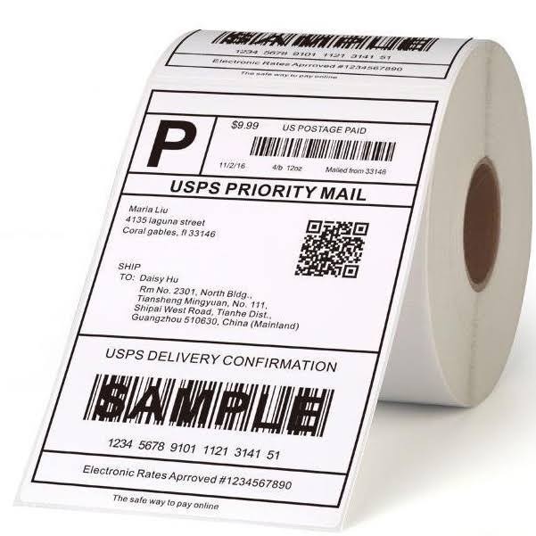 

Label Barcode 100 x 150 mm 1 Line 500pcs/Roll & 250pcs kertas print