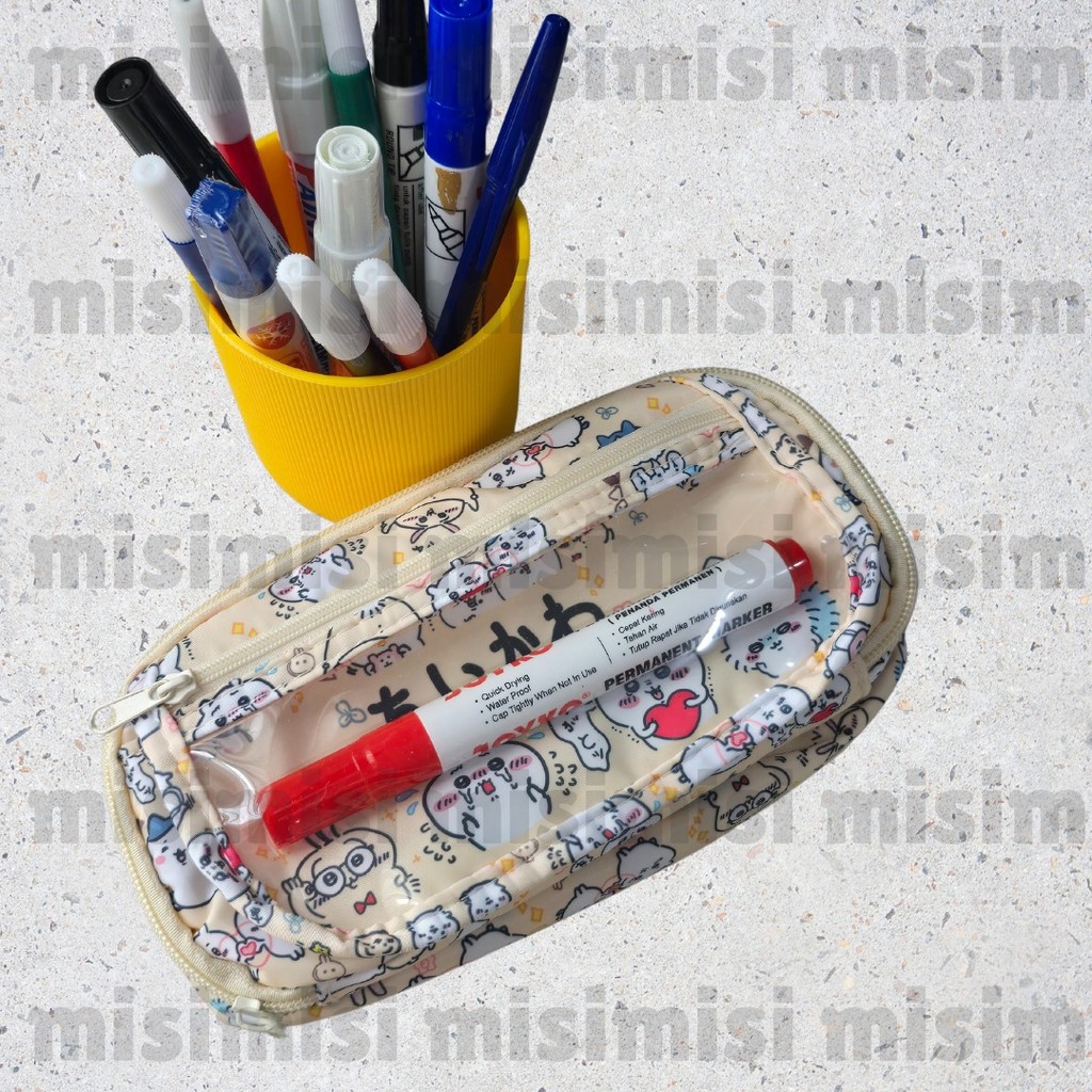 

Tempat Pensil/Alat Tulis Kapasitas Besar Multifungsi