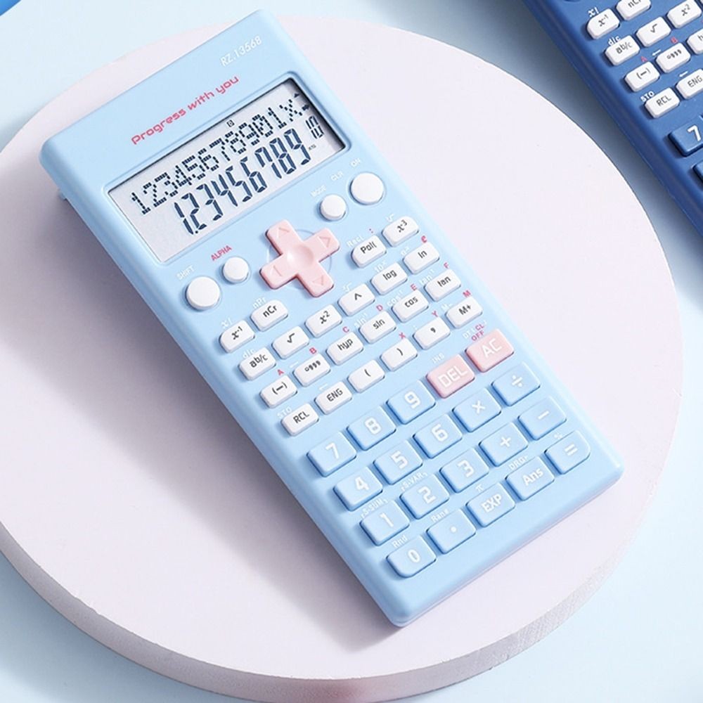 

240 Functions Engineering Scientific Calculator 2-Line Standard Function Calculator Multifunction School Office Supplies