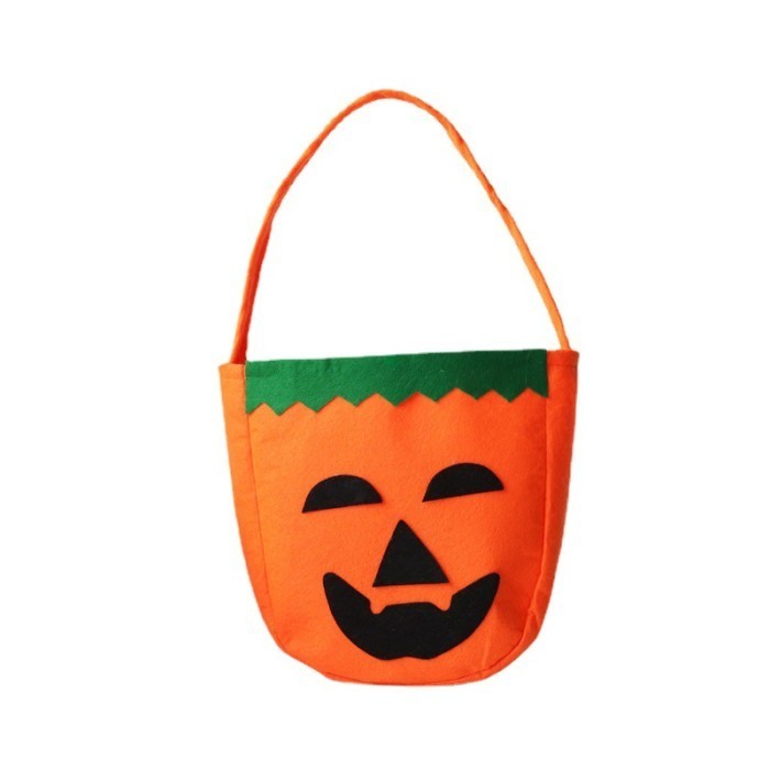 

GROSIR Tas Permen Trick Or Treat Halloween Candy Bag Goodie Bag Kecil - 17103 LABU IJO