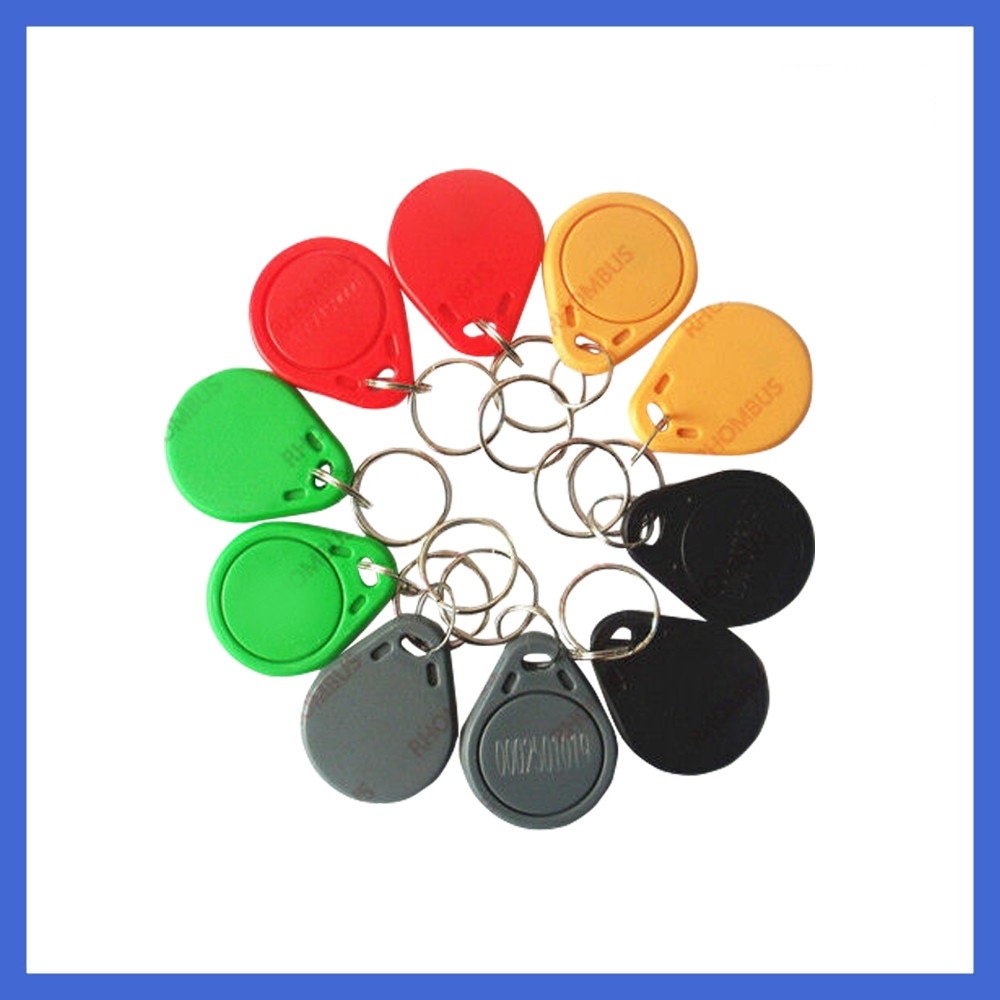 

EM 4100/4102 Keychains 125Khz RFID Proximity ID Card Token Tags Key Fobs-50PCS