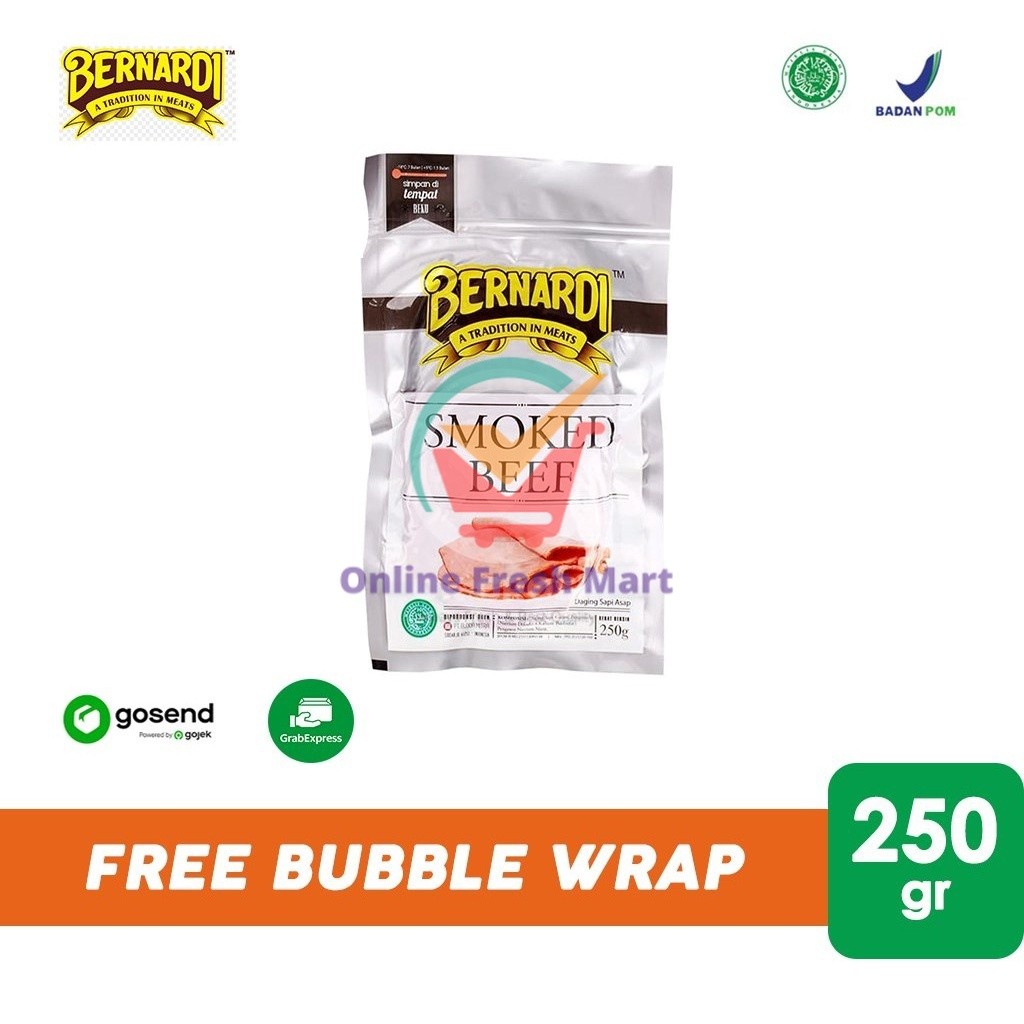 

Bernardi Smoked Beef Bulat 250gr (KHUSUS INSTANT) - Online Fresh Mart Denpasar