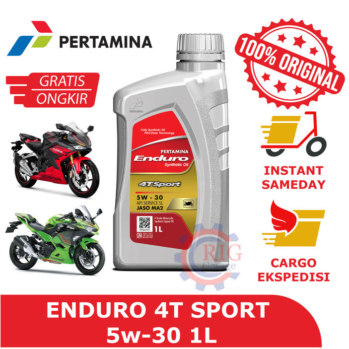 Oli Motor Pertamina - ENDURO 4T SPORT SAE 5W-30, (0,8L)