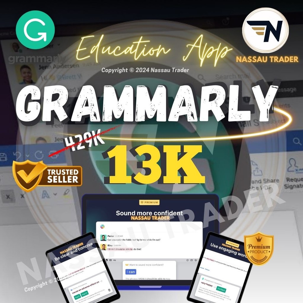 GRAMMARLY Premium Murah Privat Lifetime Full Garansi A3