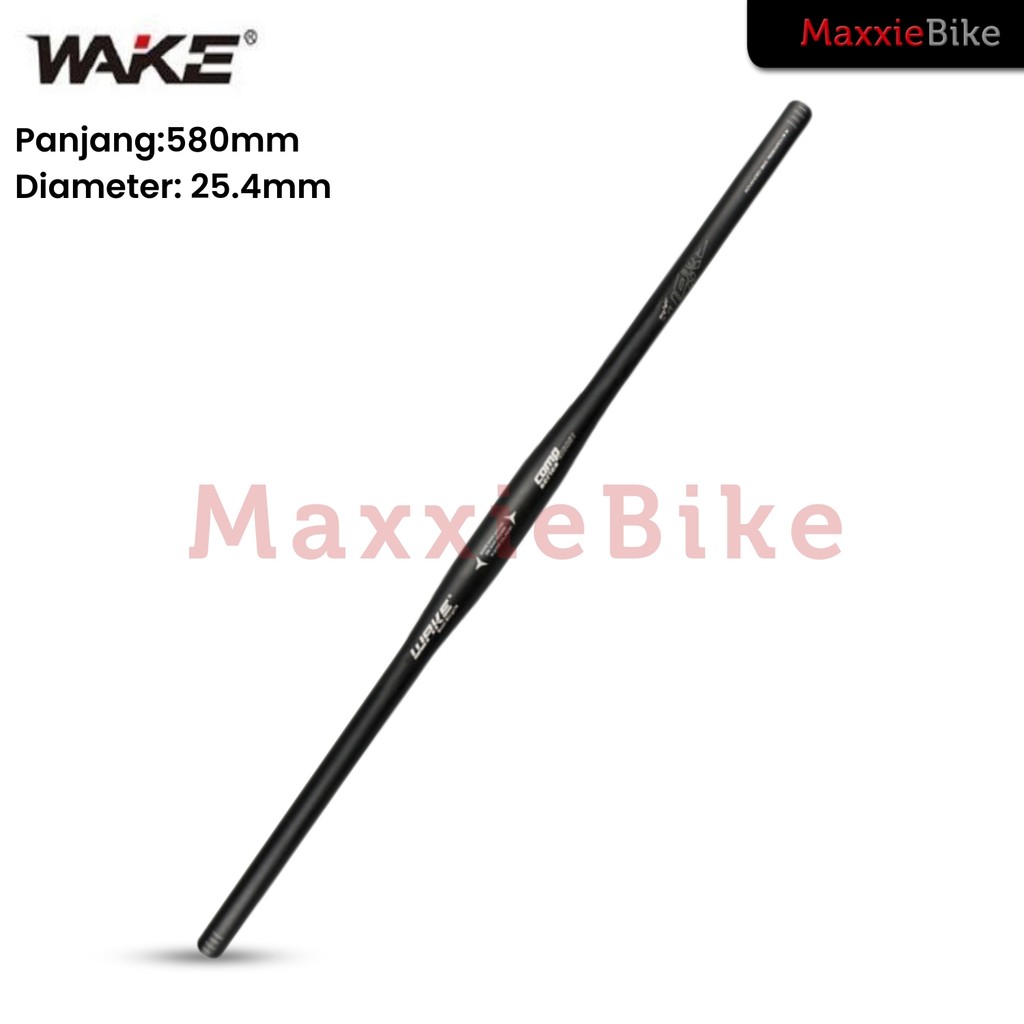 WAKE HB010 Flat Handlebar Stang Sepeda Lipat 25.4x580mm Aluminum Alloy FoldingBike StraightHandlebar