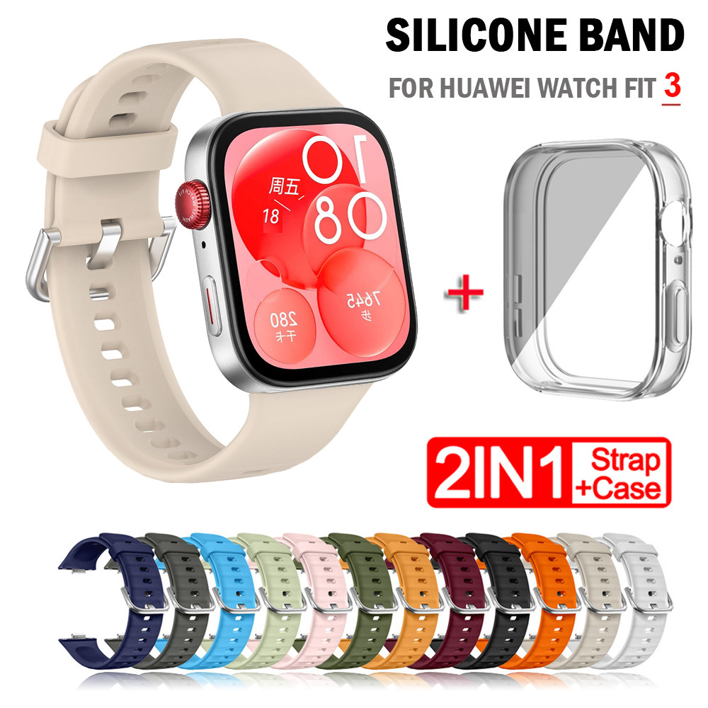 Silicone Strap For Huawei Watch Fit 3 Strap Replacement Band For Huawei Watch Fit3 Strap For Huawei 