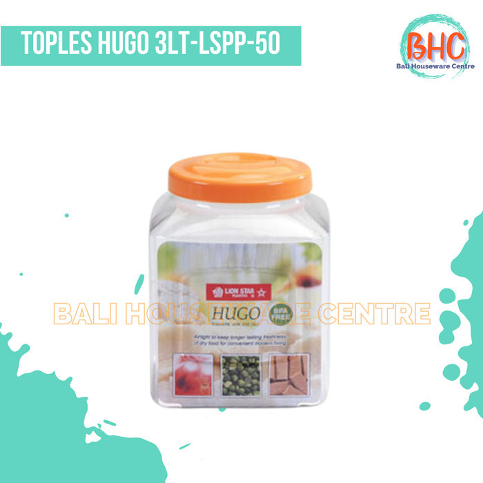 TOPLES HUGO SQUARE JAR 200 3LT