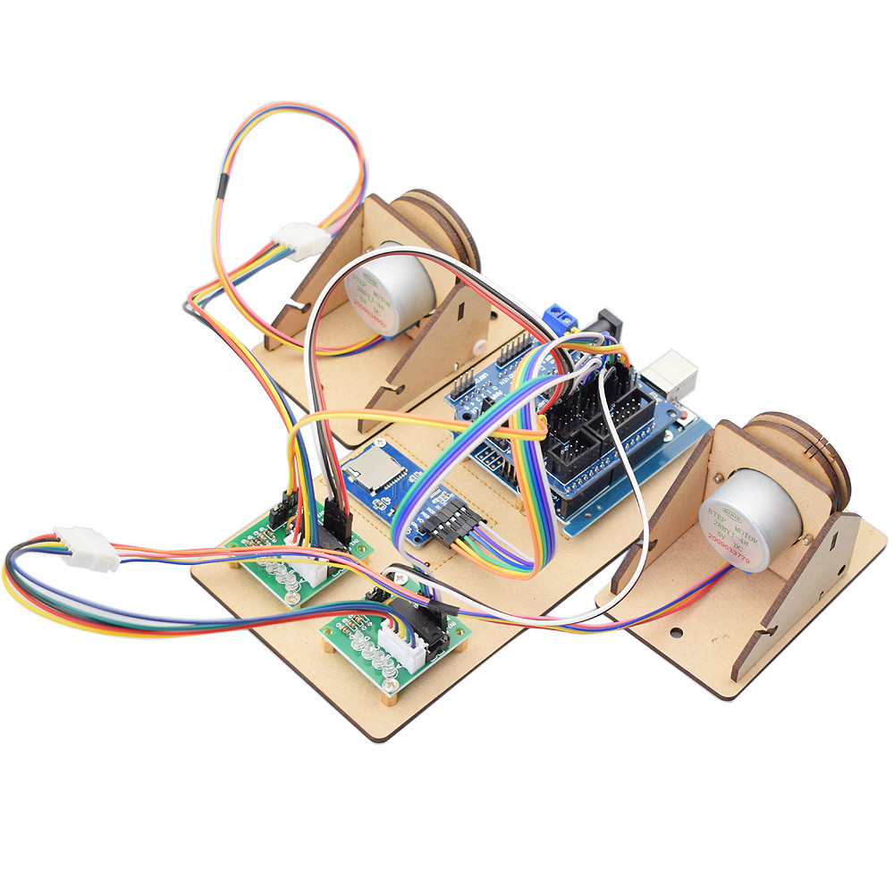 

Arduino Pull Line Plotter Wall Draw Painting Robot Maker Project Kit DIY Stem Toy
