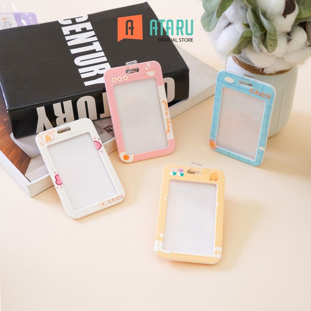 

Ataru Holder Id Card Dengan Key Chain 3D Chicken Tempat Kartu Lanyard Name Tag Holder Id Card Holder Lucu