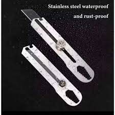 

KENZ PISAU CUTTER STAINLESS VIRAL 9IN1 MULTIFUNGSI 9 IN 1 TAJAM DAN TAHAN LAMA