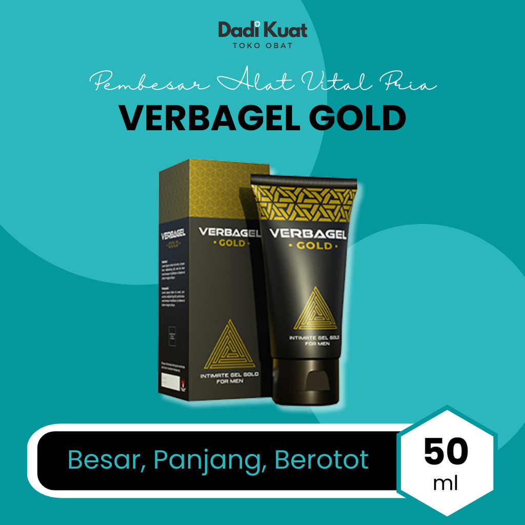 VERBAGEL GOLD Pembesar Kelamin Laki Laki Pembesar Mister P Alat Vita Vital Pria Permanen Original