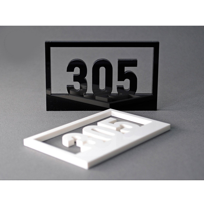 NOMOR KAMAR ACRYLIC EKSKLUSIF / NOMOR KAMAR HOTEL KOST / ANGKA ACRYLIC