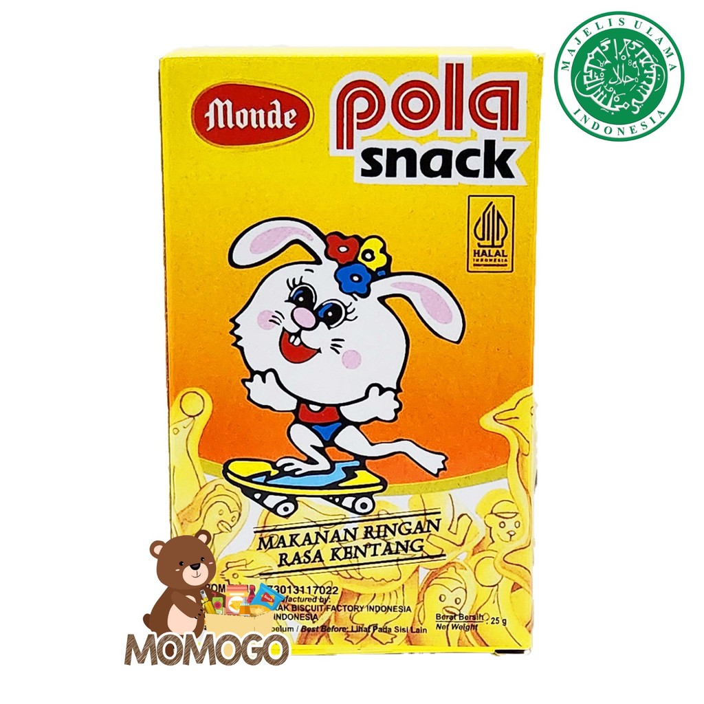 

MONDE POLA SNACK RASA KENTANG/MAKANAN RINGAN 25GR