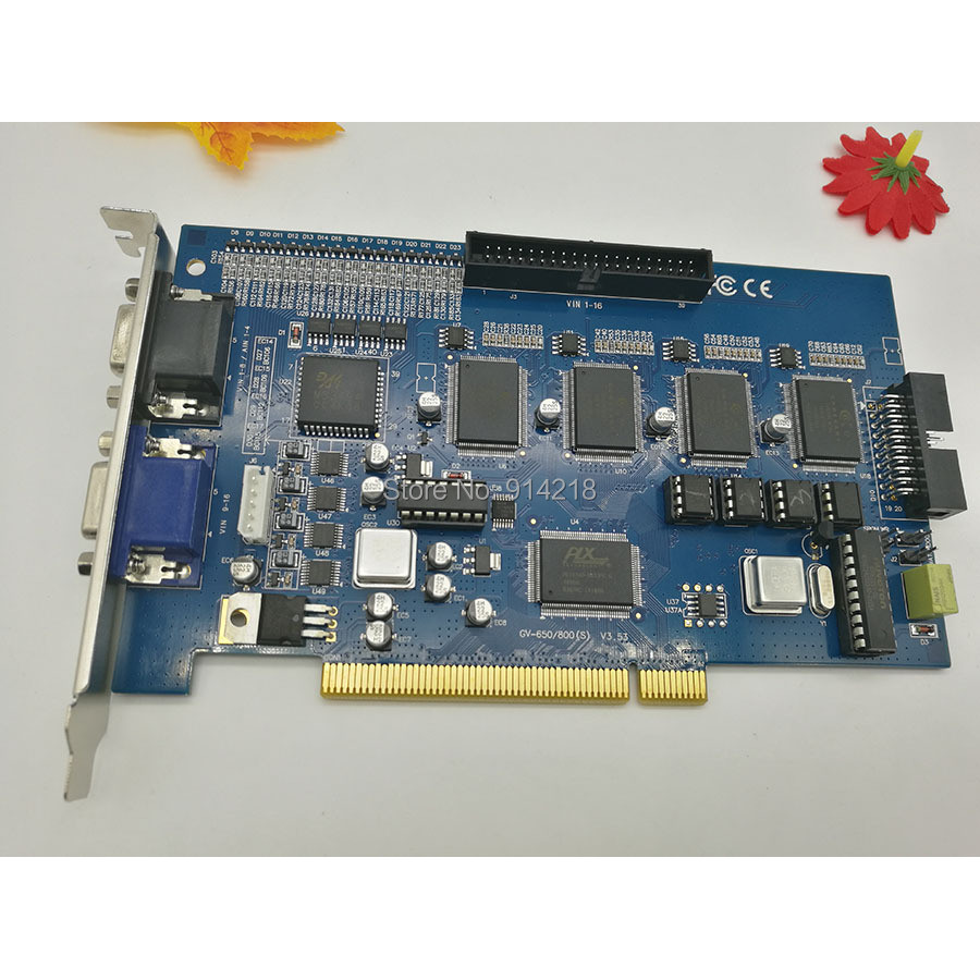V800 dvr card for cctv pc system video capture card PAL/NTSC MPEG-4 compression CCTV DVR Card