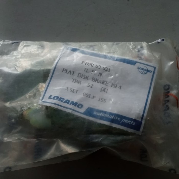 Plat disk brake/plat kancing kampas rem depan Futura T 120 SS berkualitas