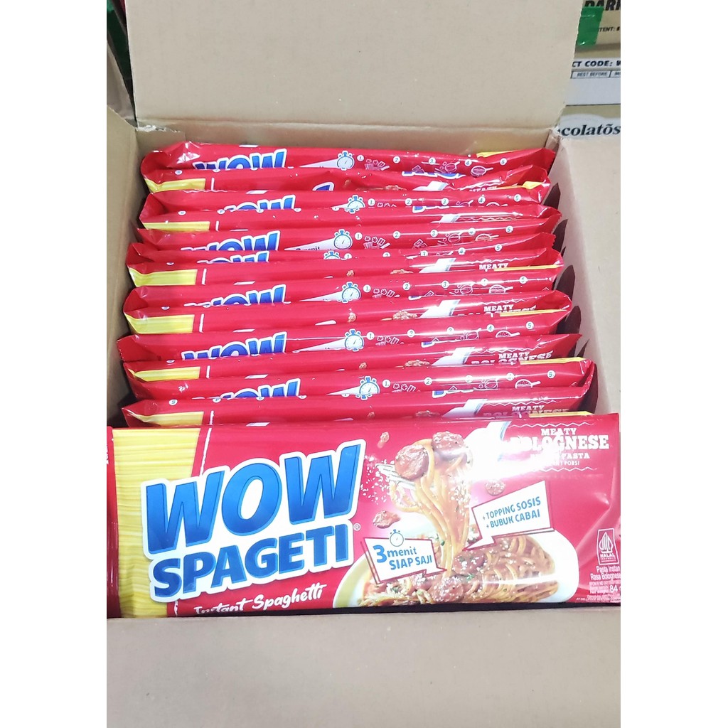 

WOW Spaghetti Bolognese 84 gr PCS