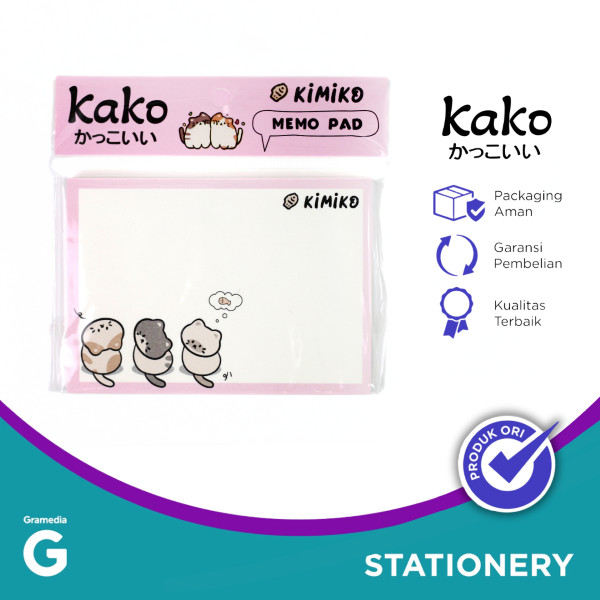 

Kako Kimiko Cat Memo Pad Pink