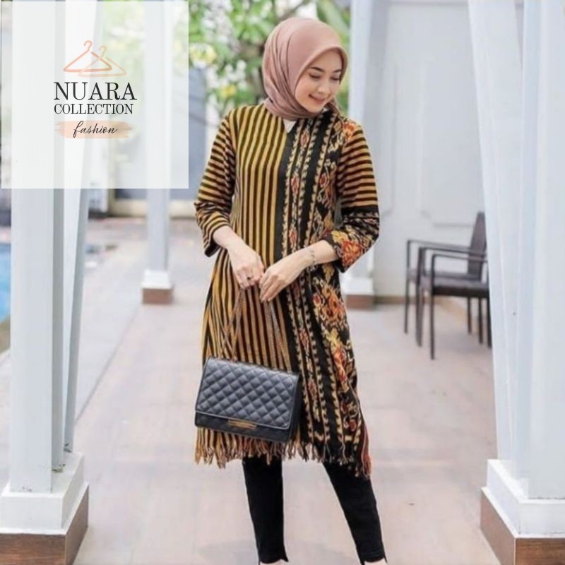 BAJU TUNIK TENUN-TUNIK TENUN ETNIK-TENUN LURIK