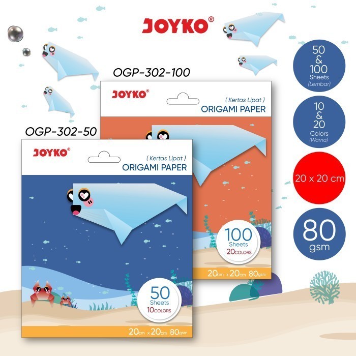 

Origami Paper Kertas Lipat Seni Joyko OGP-302 20 x 20 cm