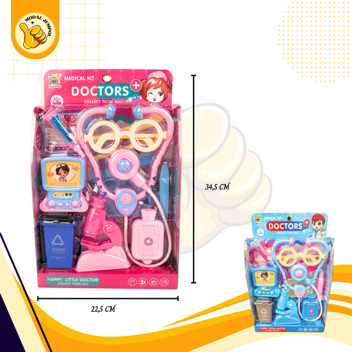 Mainan Anak Dokter Doctor Set Biru / Pink
