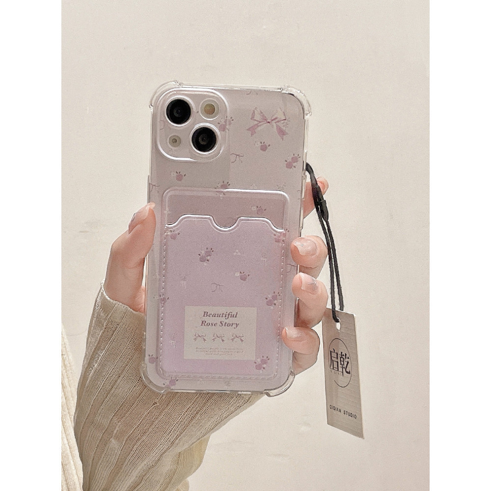 Penutup Kartu Cewek Untuk Softcase POCO M6 Pro 5G F5 X5 Pro X6 Pro Xiaomi 13T Pro Redmi Note 13 Pro 