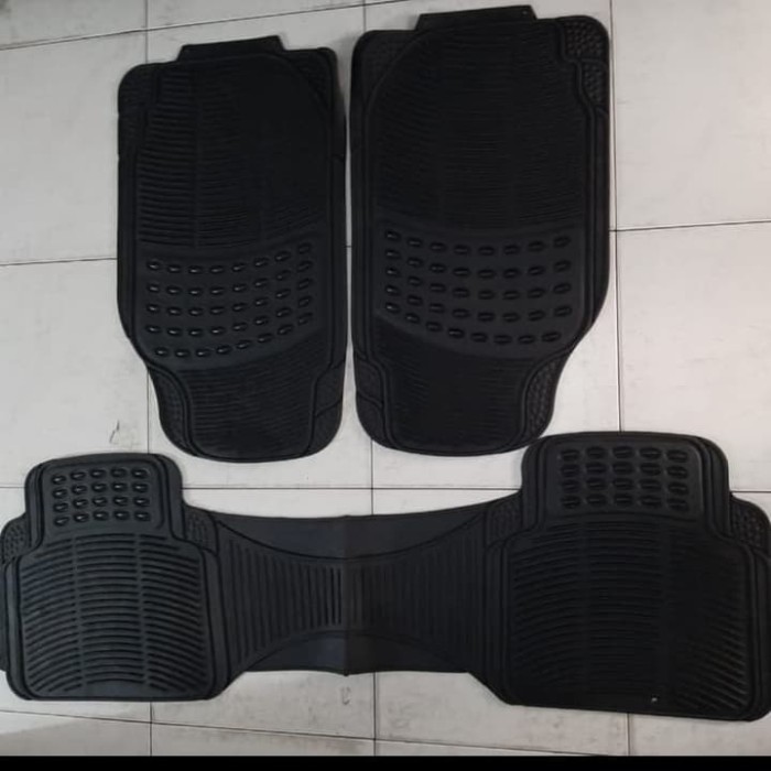 KARPET KARET HITAM 3 POTONG MOBIL ERTIGA 2011+2014