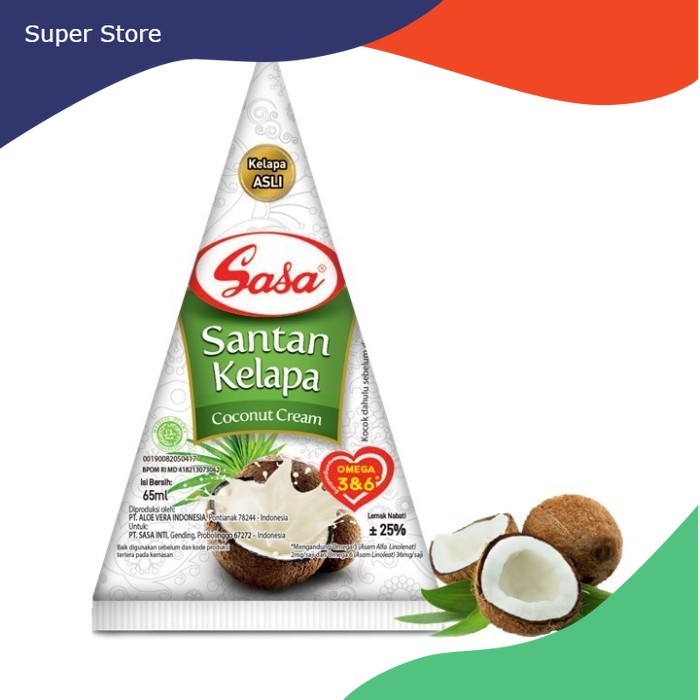 

SASA SANTAN CAIR 65ml / Santan Cair