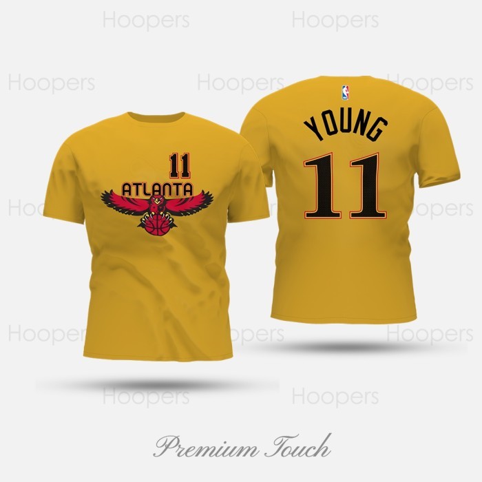 Trae Young Atlanta Hawks City Jersey 2021-2022 Yellow