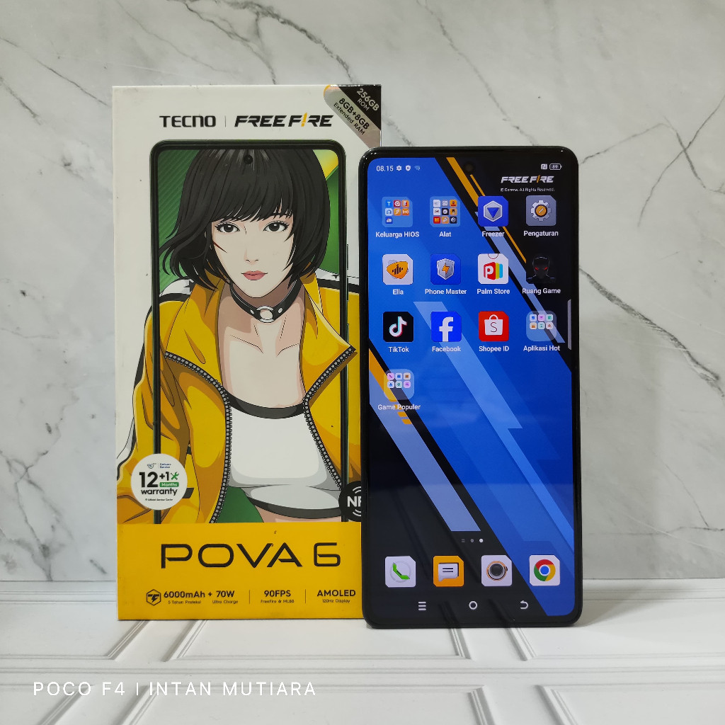 Tecno Pova 6 Ram 8/256GB | Ram 12/256GB ( Second )