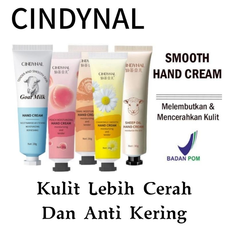 CINDYNAL Hand Cream Moisturizing Krim Tangan - Cream Tangan Cindynal 30g BPOM