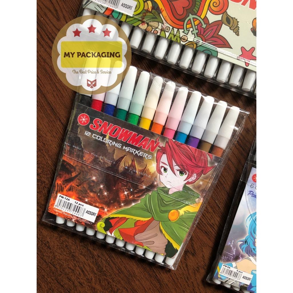 

Spidol Warna Snowman 12 Colours PW-12A - [ COD ]