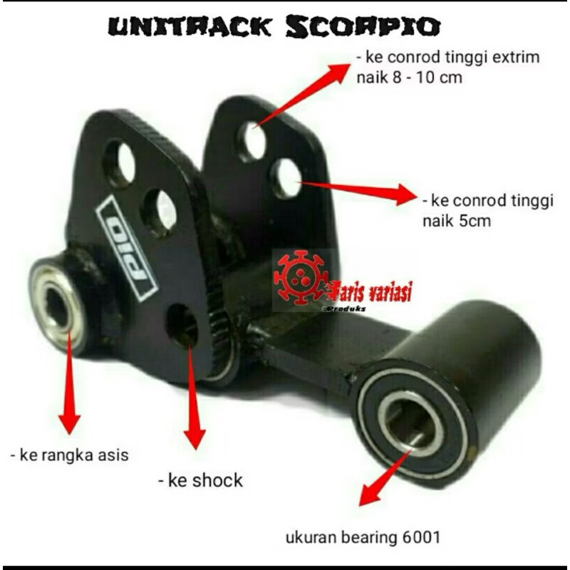 unitrack scorpio z prolink scorpio tebal