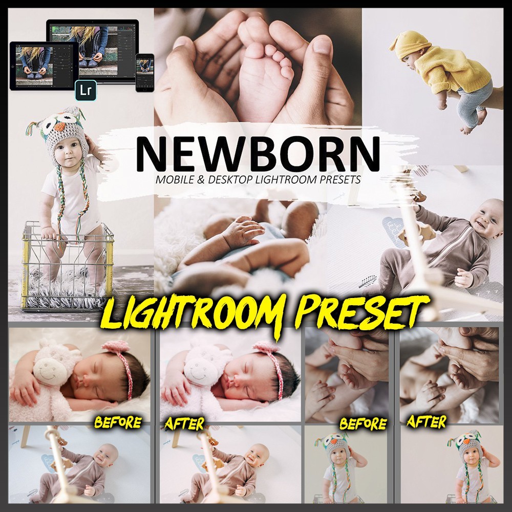 

NS Newborn Baby Lightroom Presets for mobile and computer