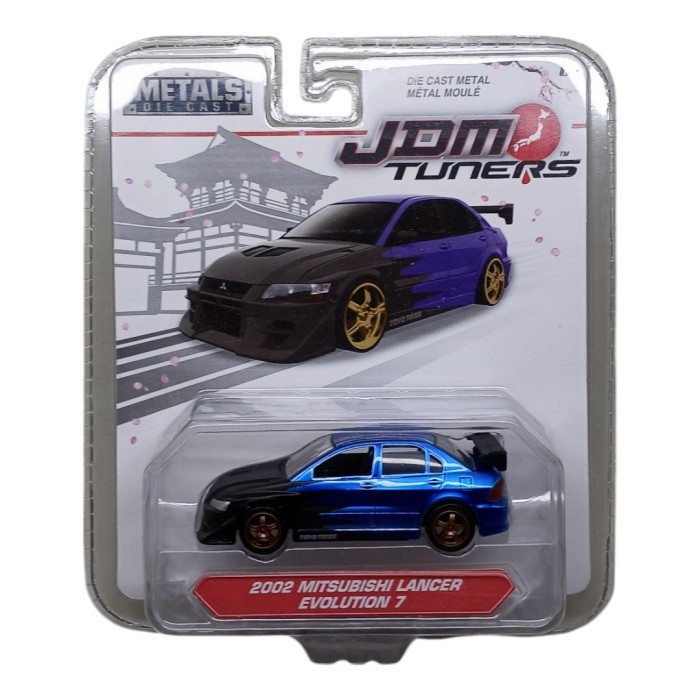 Jada JDM Tuners 2002 Mitsubishi Lancer Evolution Biru - NX2