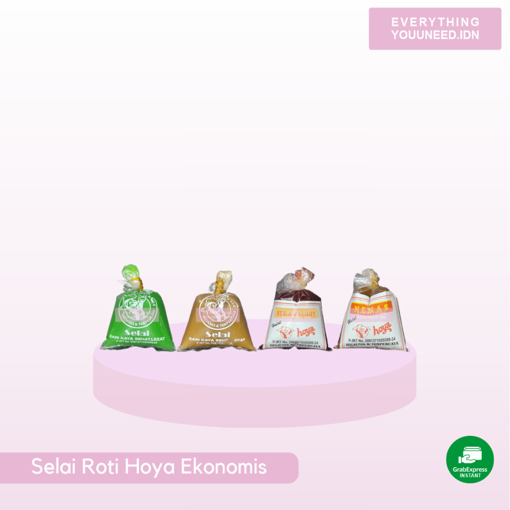 

Selai Roti Hoya Sari Kaya | Stroberi | Nenas